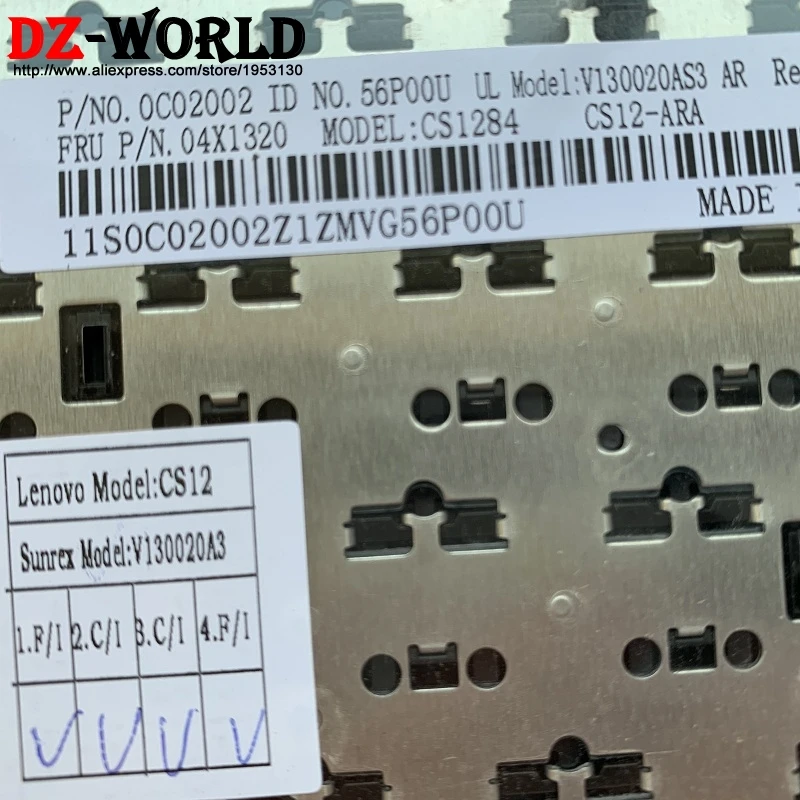 Арабская клавиатура для Lenovo Thinkpad L430 L530 T430 T430i T430S T530 T530i W530 X230 X230i X230T арабская 04Y0570