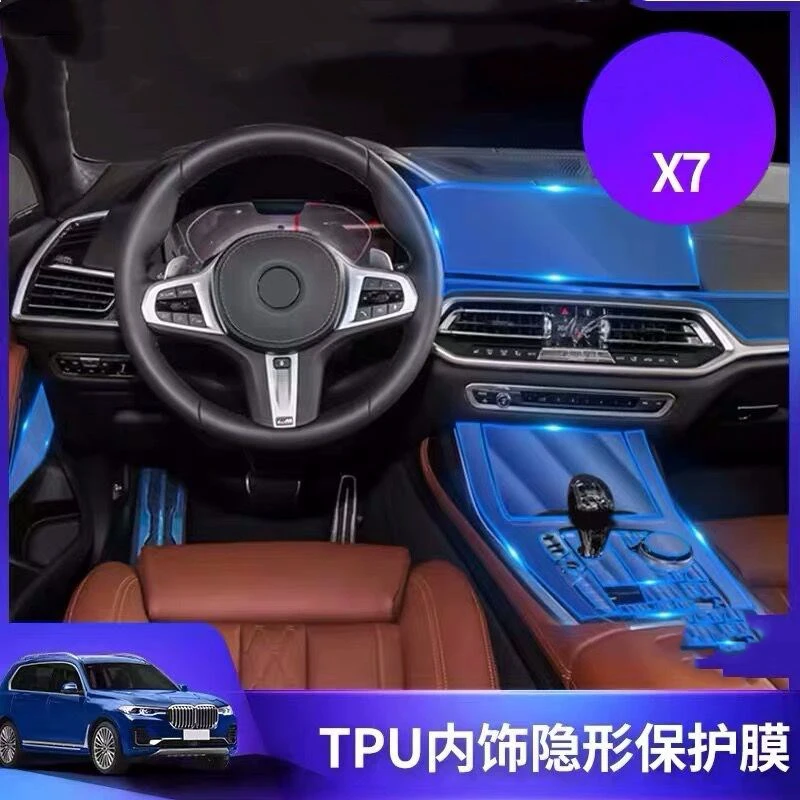 Автомобильная наклейка для BMW прозрачная рекламная пленка из ТПУ s Для bmw x7 2019