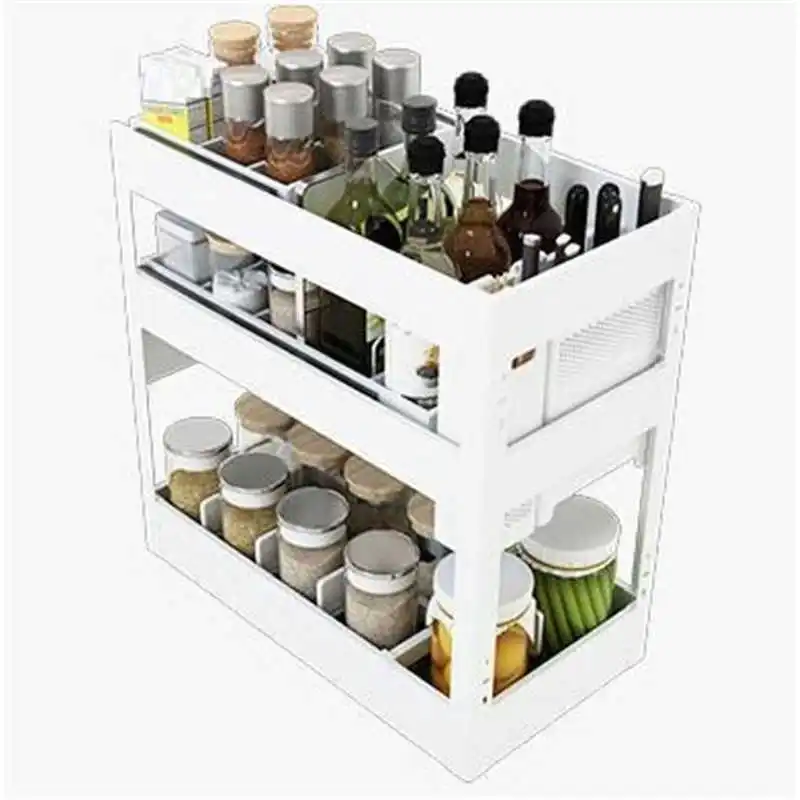 

Accessories Organizador Cucina Armario De Cocina Despensa Drawer for Stainless Steel Organizer Cozinha Kitchen Cabinet Basket