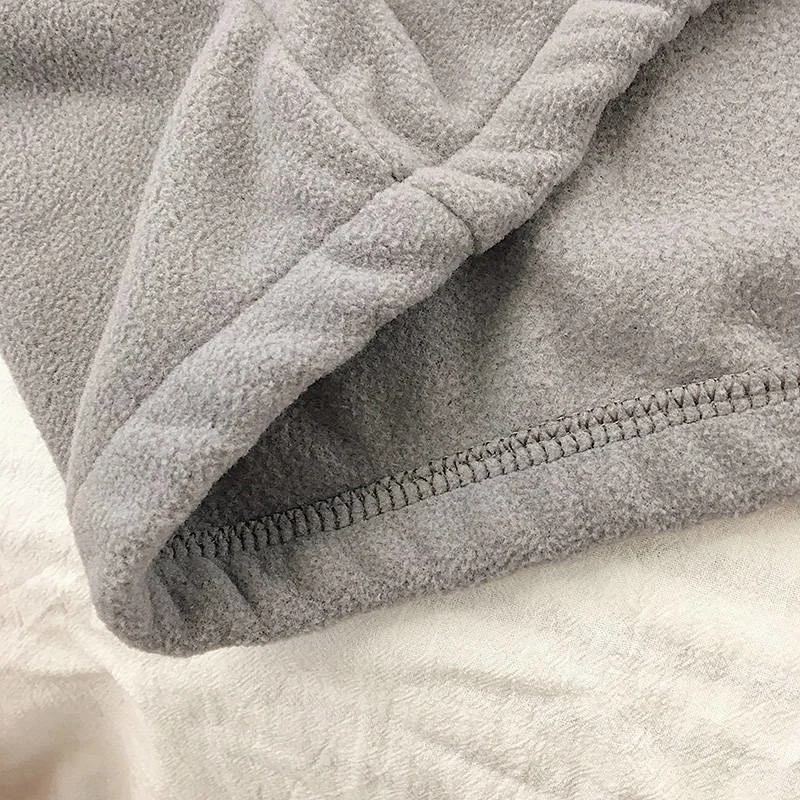 Толстовка Женская бархатная утепленная модный Свободный свитшот на молнии в