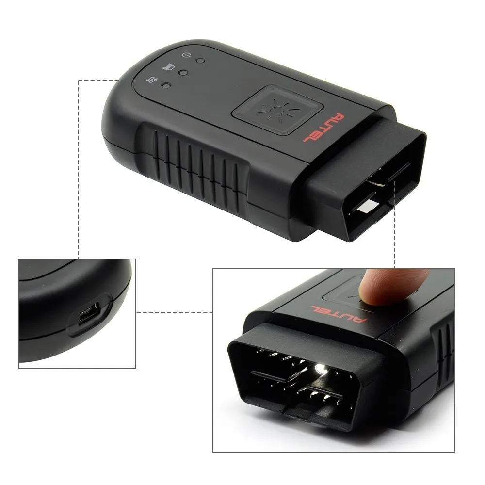 

Wireless Car Diagnostic-Tools Original AUTEL MaxiSys MS906BT MS906 BT OBD2 ECU Coding Scanner AUTEL MS906BT