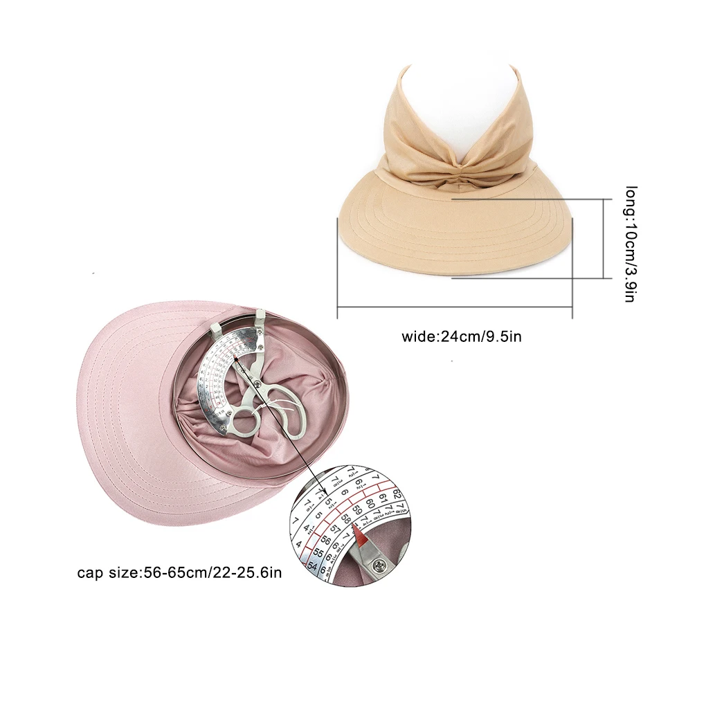 Шляпа женская летняя с козырьком от солнца и ультрафиолета | Аксессуары для