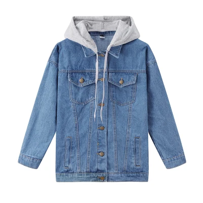 Женская ВИНТАЖНАЯ ДЖИНСОВАЯ КУРТКА ZQLZ размера плюс 4XL новинка 2020 Повседневная Свободная джинсовая куртка с