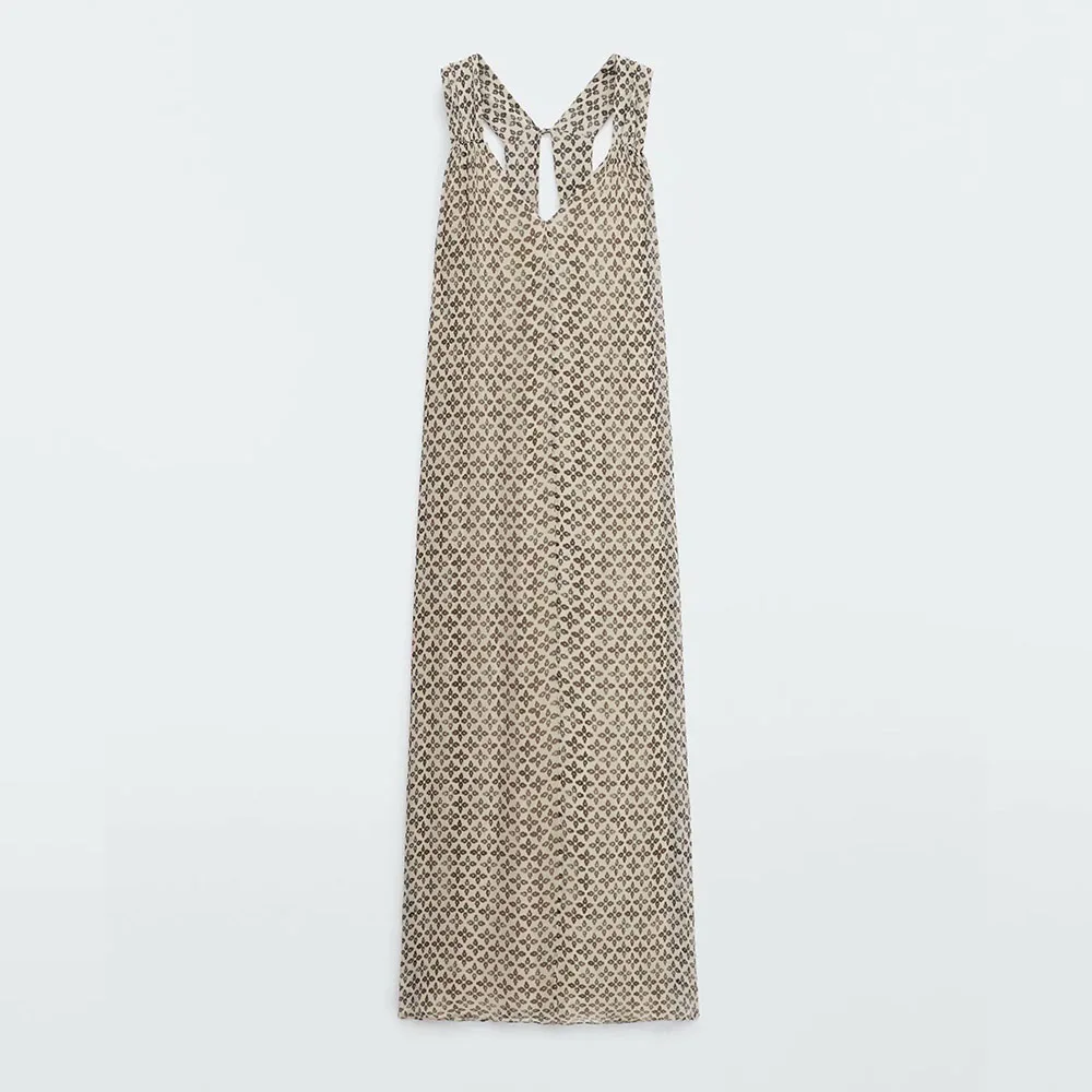 

Женское прямое платье миди DiYiG, платье без рукавов с V-образным вырезом, открытой спиной и ромбовидными лямками, в стиле ретро, лето 2021