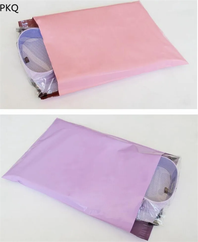 100 шт розовые полиэтиленовые Пузырьковые почтовые пакеты PE пластиковые Розовые