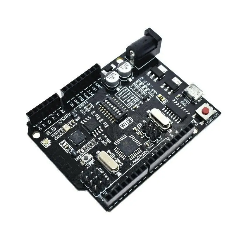 UNO + WiFi R3 ATmega328P ESP8266 (32 Мб памяти) USB-TTL CH340G для Arduino NodeMCU | Лампы и освещение