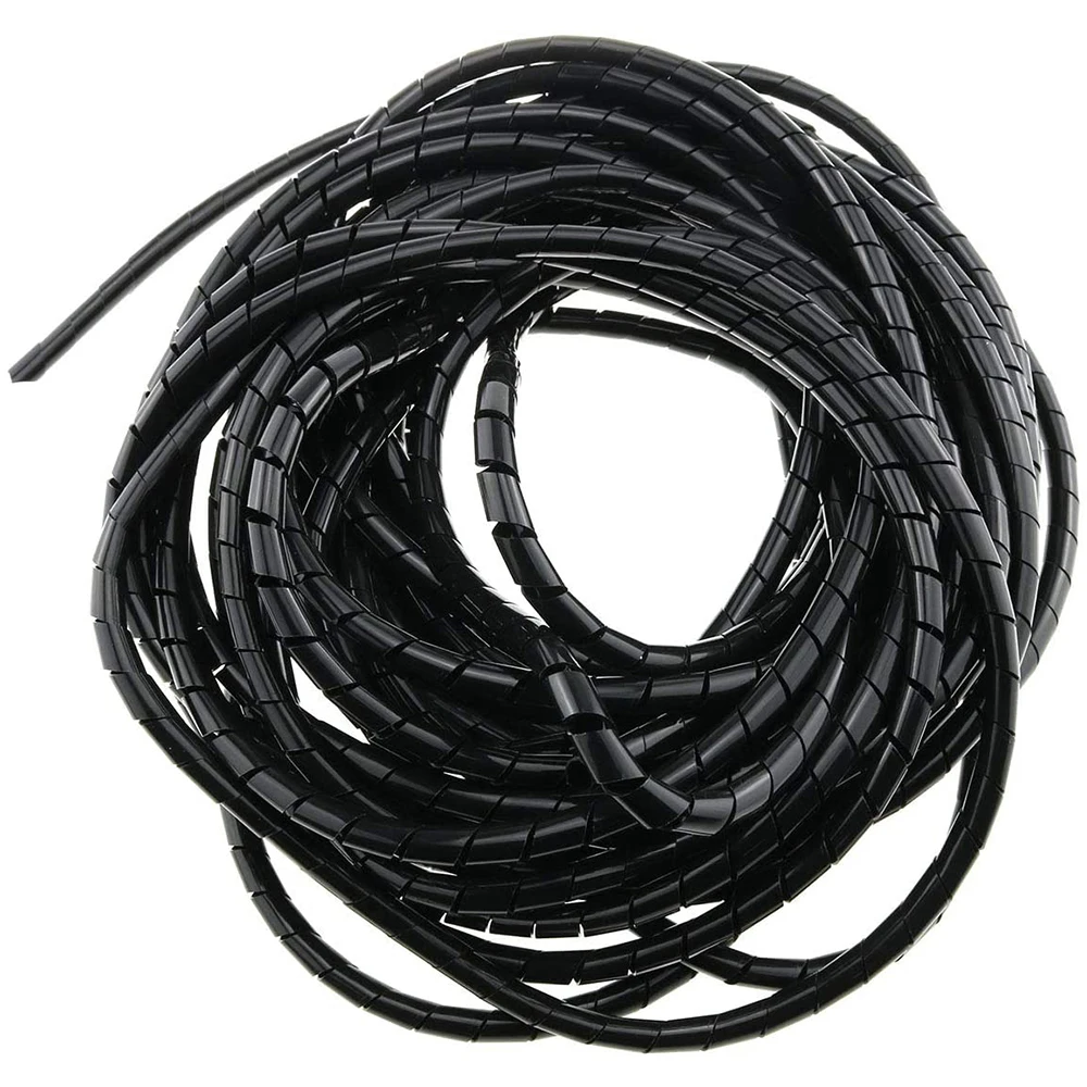 

Спиральная кабельная обмотка черная 6 мм 10 м