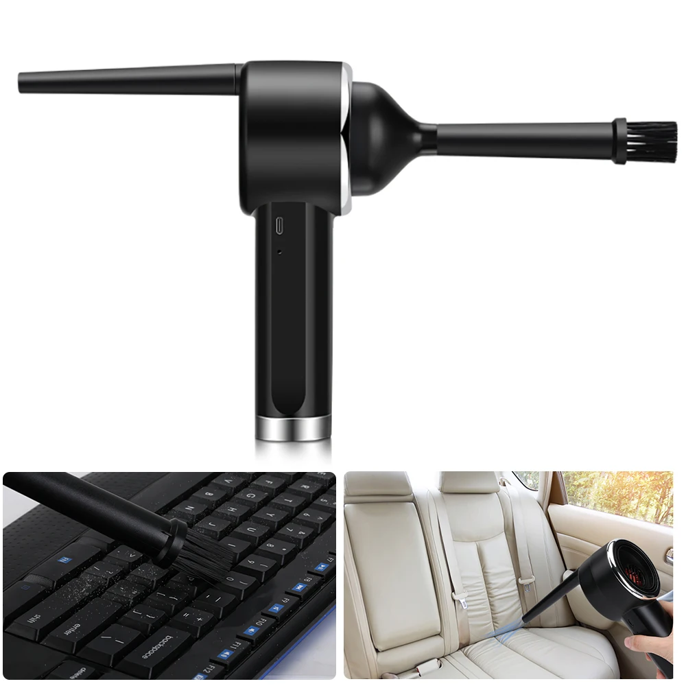 

5000pa High Suction Portable Car Vacuum Cleaner Wireless Computer Keyboard Blowing And Suction Dual Purpose Dust Collector