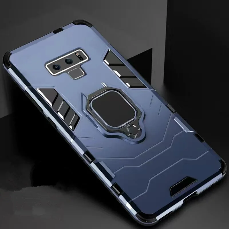 

Shockproof Armor Case For Samsung Galaxy Note 9 Case S10 Plus Ring Stand Back Cover For Samsung Note9 Note8 Coque Funda