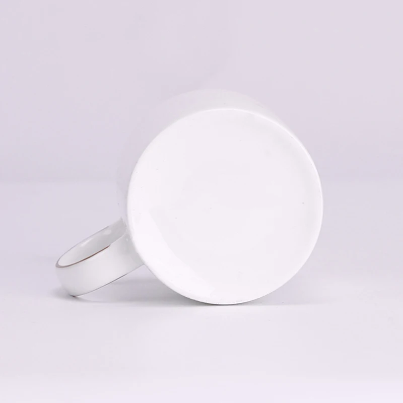 

Golden Edge White Mug Customize Photo Logo Text Coffee Tea Cup Ceramic Drinkware