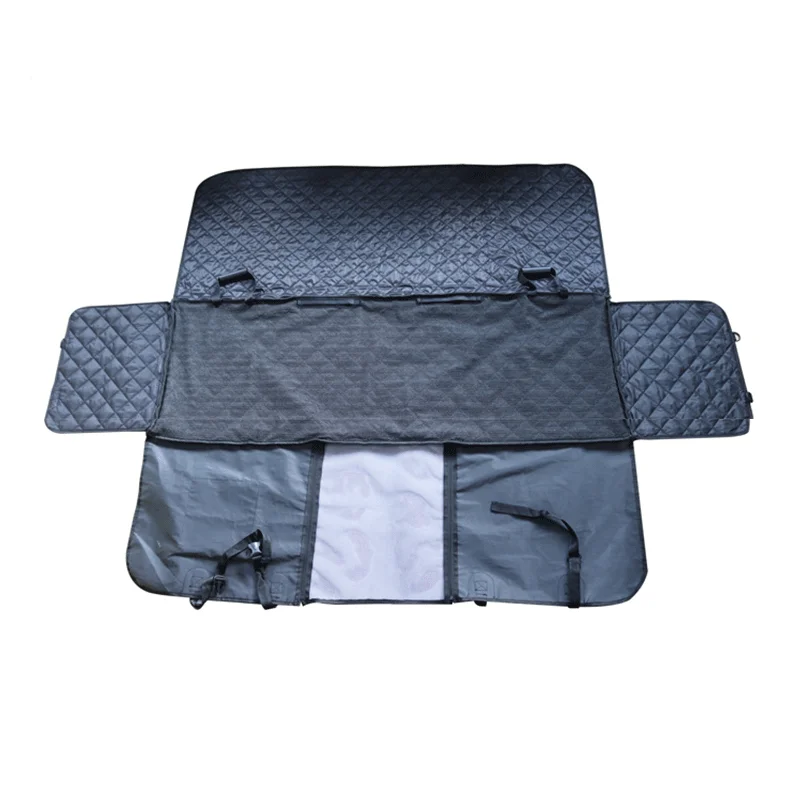 comprar Cão Carro Traseiro Voltar Assento Capa Vista Malha à Prova Dwaterproof água Pet Carrier Tapete De Assento De Carro Hammock Coxim Protector Com Zíper E Bolsos