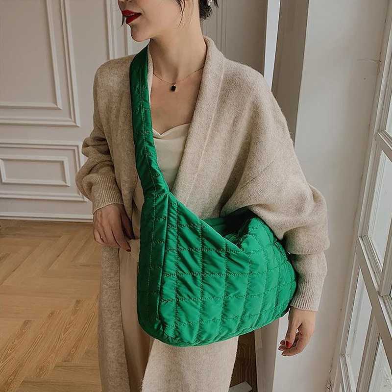 

Pleated Shoulder Strap Women Underarm Bag Large Capacity Fashion Ladies Messenger Bags Elegant Female Casual Tote Handbags