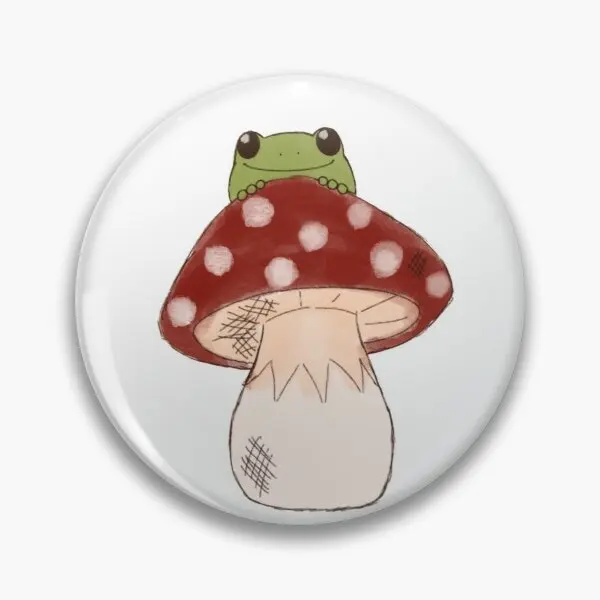 

Toadstool tio Soft Enamel Pin Badge Decor Lapel Pin Brooch Fashion Hat Jewelry Cartoon Creative Cute Metal Funny Gift Clothes