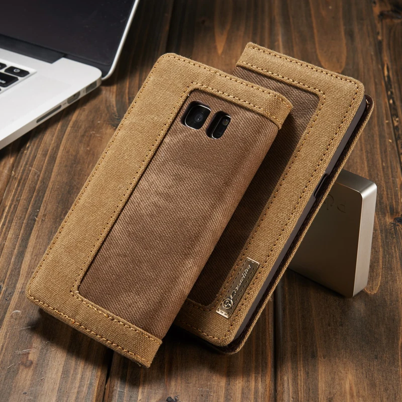 Тканевый кожаный чехол для Samsung Galaxy S9 S7 S6 Магнитный Флип кошелек чехол|case for iphone|s6