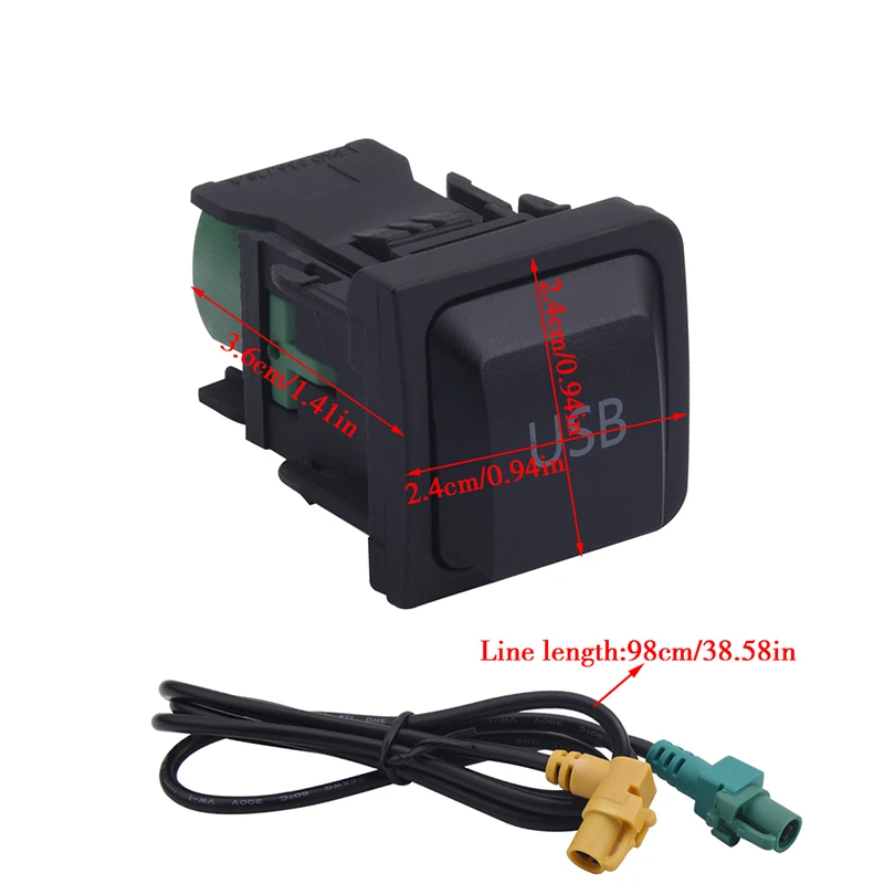 Автомобильный USB кабель SPEEDWOW для выключателя AUX RCD510 RNS315 RCD300 + VW Golf MK5 MK6 VI 5 6 Jetta CC Tiguan