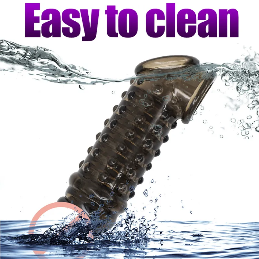 Фаллоимитатор многоразовый Искусственный Пенис Расширение рукава Усилитель