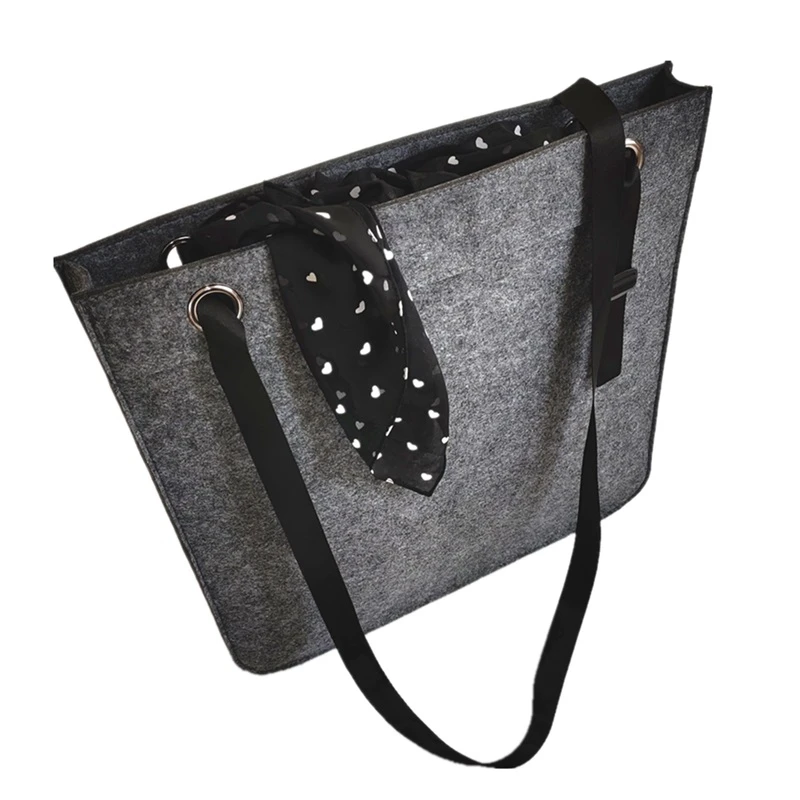 Фетровая сумка для хранения через плечо сумочка покупок сумки тоут Экологичная