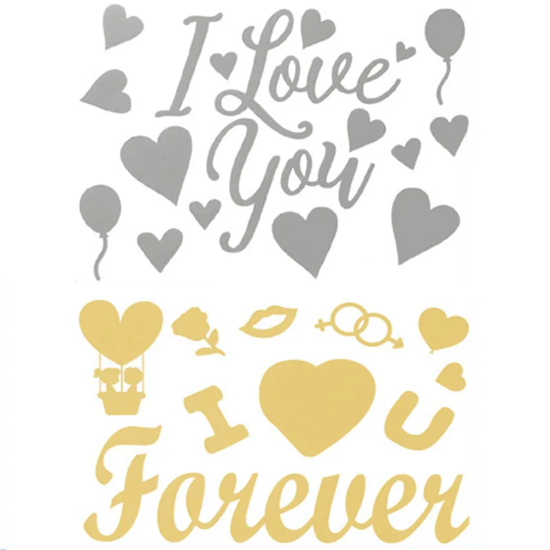 Я люблю тебя свадебные наклейки на воздушные шары украшения для свадебной