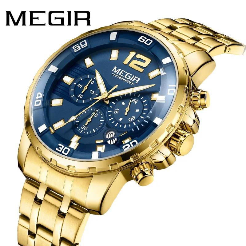 Часы мужские кварцевые с хронографом в стиле милитари|Кварцевые часы| |