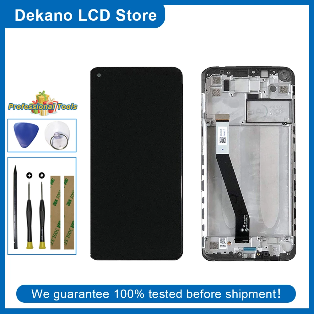 

6.53 in LCD Display For Xiaomi Redmi Note9 M2003J15SC M2003J15SG M2003J15SS With Frame Touch Screen Digitizer For Redmi 10X 2020