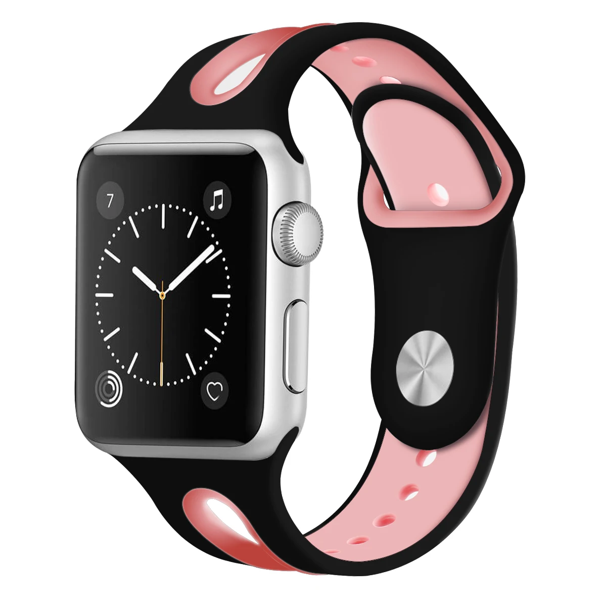 Силиконовый спортивный ремешок для Apple Watch 5 4 3 2 1 42 мм 38 мм резиновый ремешок для часов для Iwatch 5 4 3 40 мм 44 мм