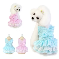 2021 pet dog dress princess puppy cat dresses for small medium dog chihuahua pet clothing yorkshire dog dresses clothes teddy