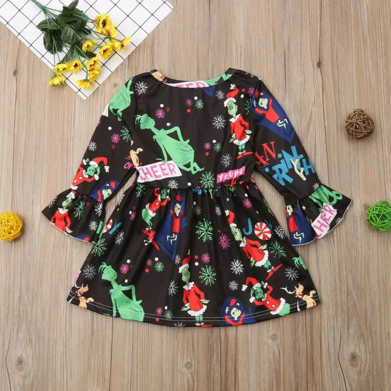

Xmas Newborn Baby Infant Girl Christmas Romper Tutu Dresses Outfit Clothes UK