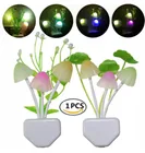 7 цветов ночной Светильник применяются в сумерках для отображения светодиодный ночной Светильник цветочный гриб светильник для спальни детские светильник подарок для детей