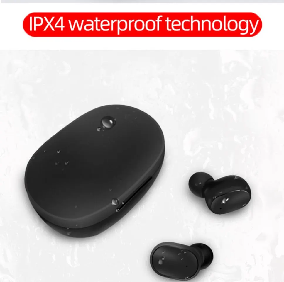 Jinreach A6S Bluetooth наушники V5.0 Беспроводные наушники стерео бас гарнитура с шумоподавителем с микрофоном