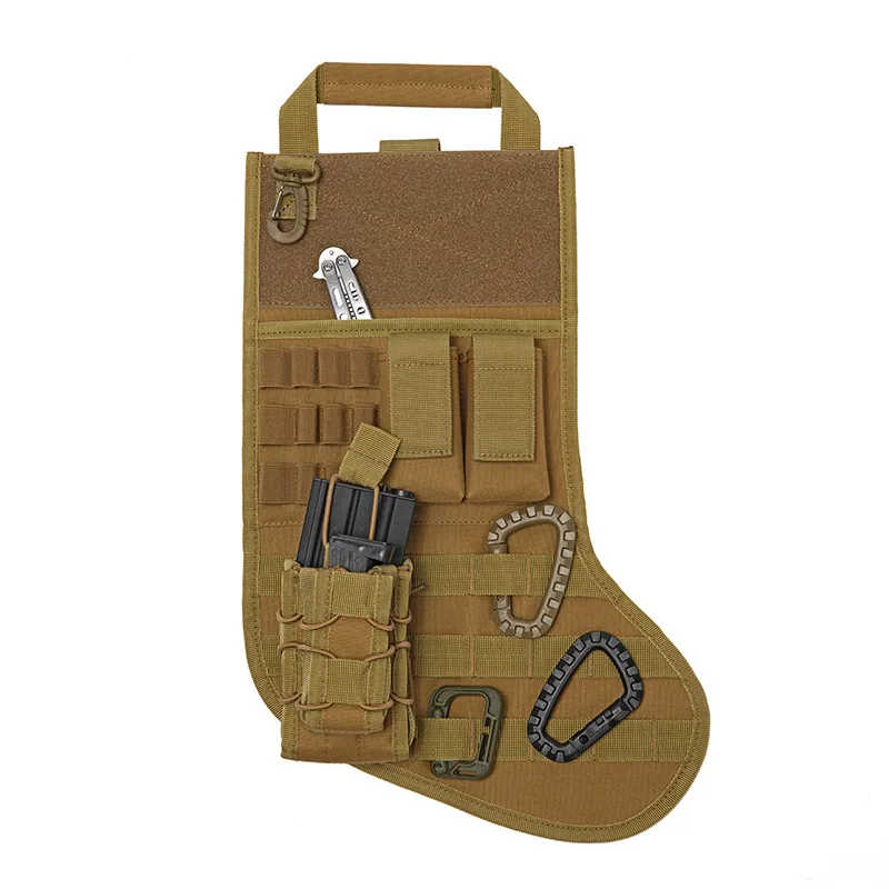 

Тактические рождественские чулки Molle, рождественские подарочные носки, военные амуниции для страйкбола, магазин, сумка для сброса, охотничь...