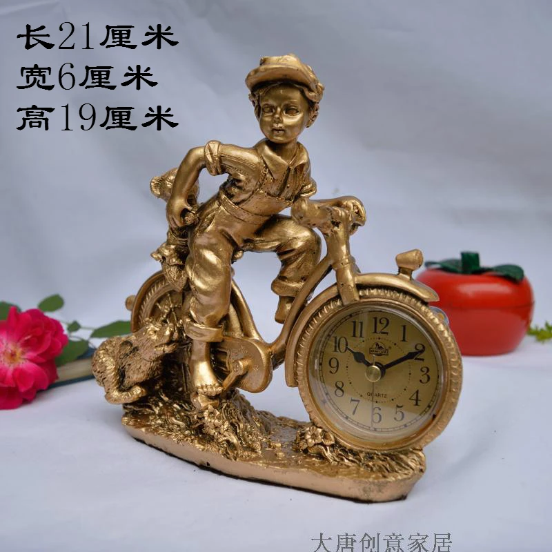 

HOME DECORATION ACCESSORIES EUROPEAN-STYLE RETRO PEDIATRIC CLOCK BEDROOM STUDENT BEDSIDE COUNTER CLOCK MINI PENDULUM PENDULUM