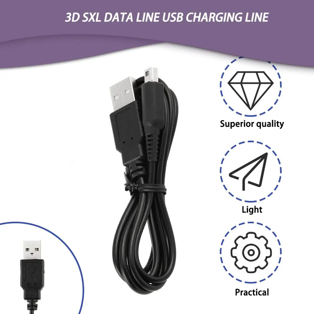 2018 New USB Charge Cable Power Adapter Charger Fast Charging Data Micro Cord for 2DS XL Ds Drop Shipping | Электроника