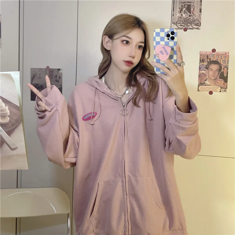 Модный свитер хип-хоп Женская демисезонная свободная стильная тонкая шикарная