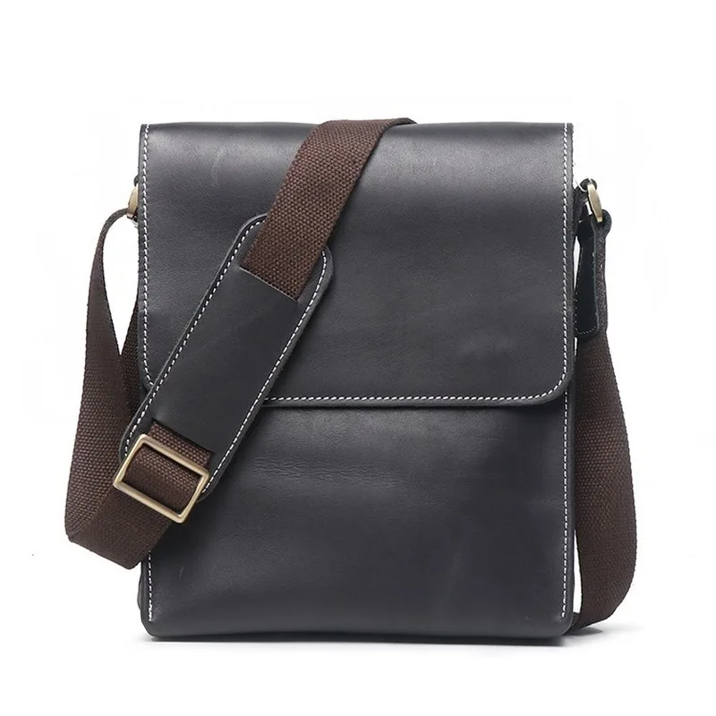 Сумка на плечо новинка мужская crazy horse кожа повседневная для вечеринки мессенджер