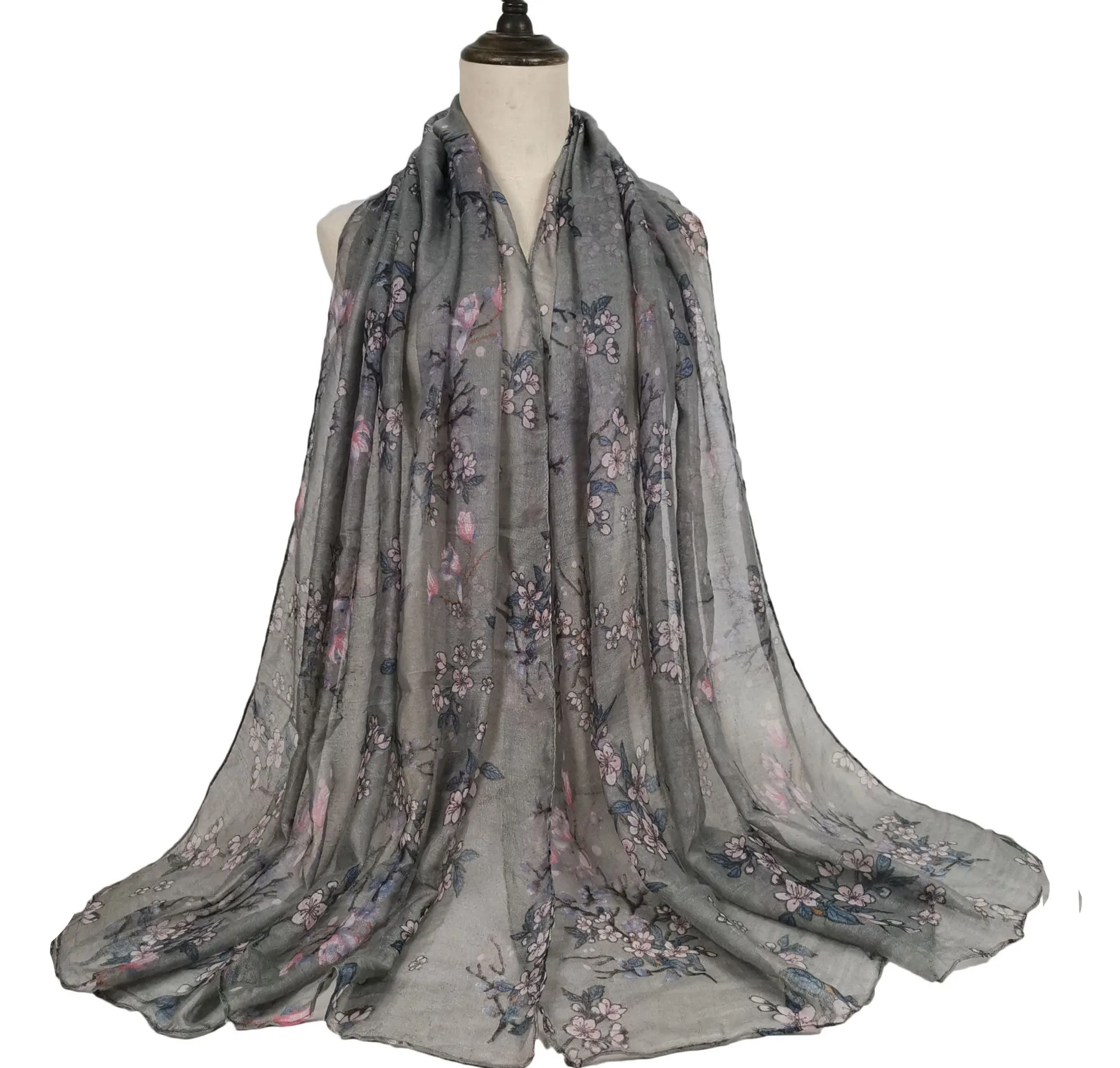 Женская модная шаль и палантин в Африканском черном цвете 180*80 см |