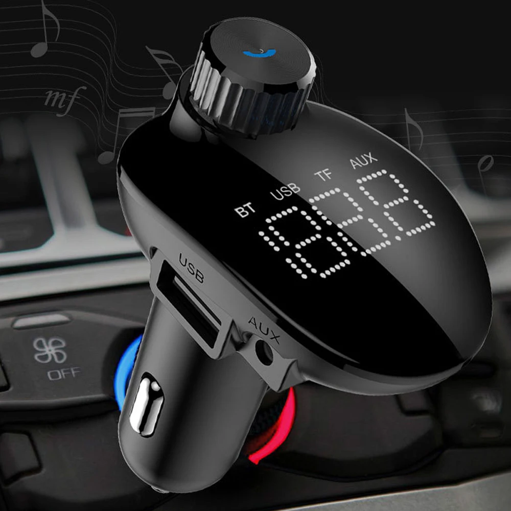 Автомобильный FM модулятор VR robot комплект громкой связи с Bluetooth Aux mp3 плеер 5 В 3 4 А USB
