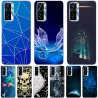 for tecno camon 17 17 pro 17p 2021 phone cases soft tpu mobile cover cute fashion cartoon painted shell bag