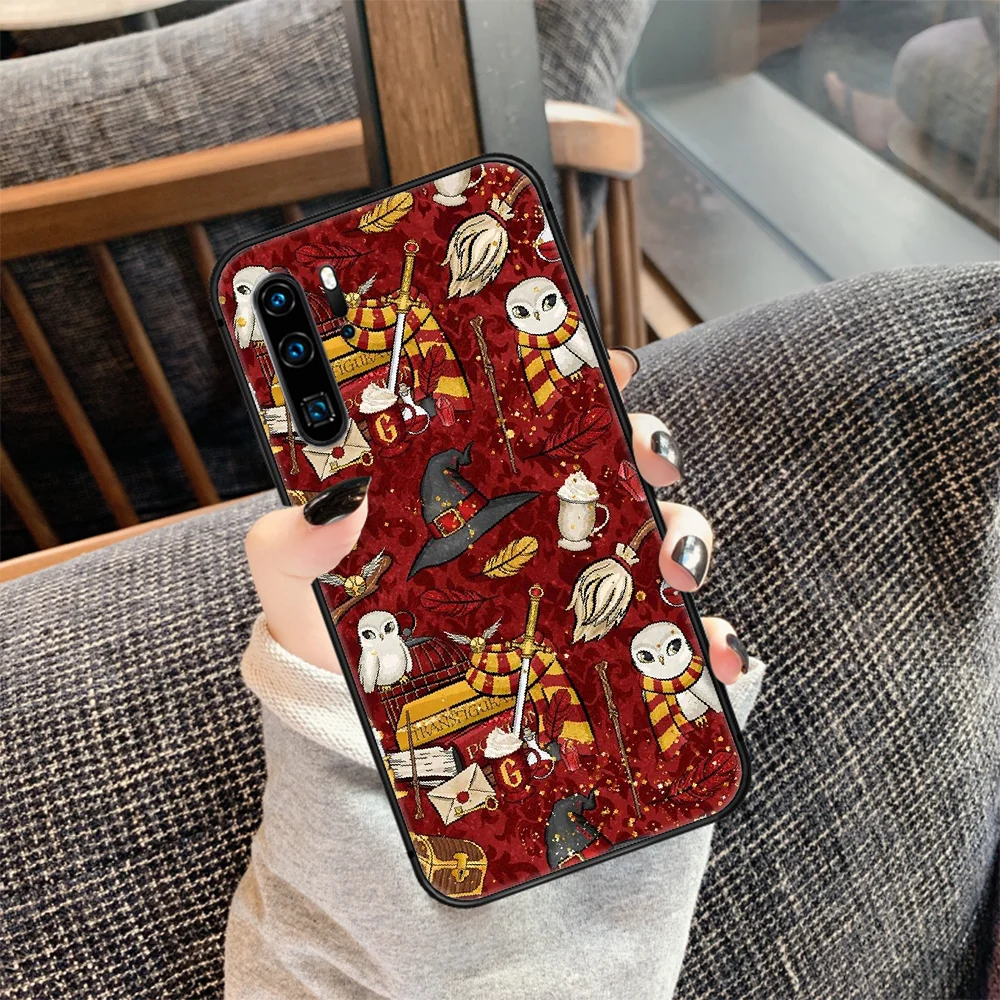 

Harries Potter Phone Case For Huawei P Mate 10 20 30 40 Lite Pro smart Z 2019 nova 5t black Etui Luxury Cover Pretty Back