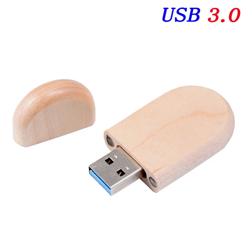 SHANDIAN USB 3,0 высокоскоростной логотип клиента деревянный usb+ Подарочная коробка персональный логотип ручка-накопитель 64 ГБ 16 ГБ 32 ГБ usb флеш-накопитель флешка - Цвет: Maple wood