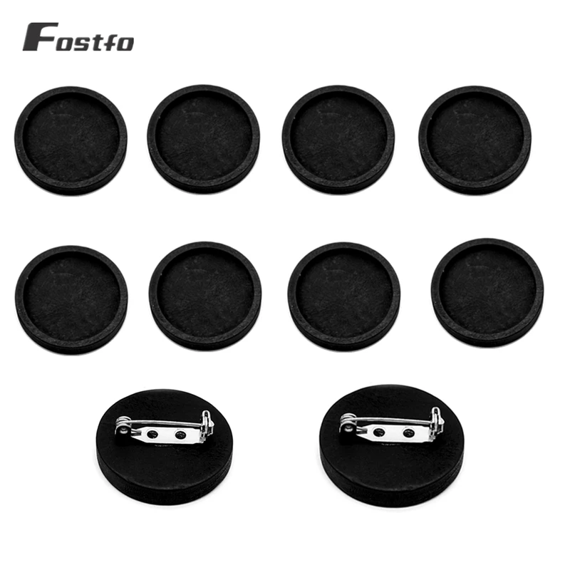 Брошь Кабошон из дерева без рисунка 10 шт./лот|Ювелирная фурнитура и компоненты| |