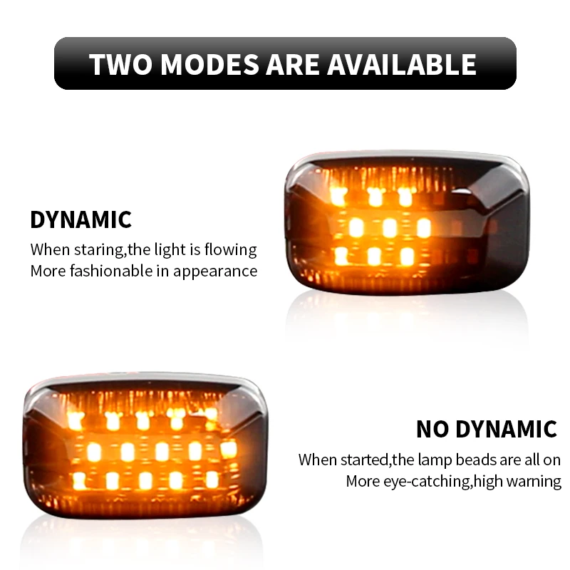 Динамический светодиодный боковой габаритный фсветильник рь 2 шт. световой
