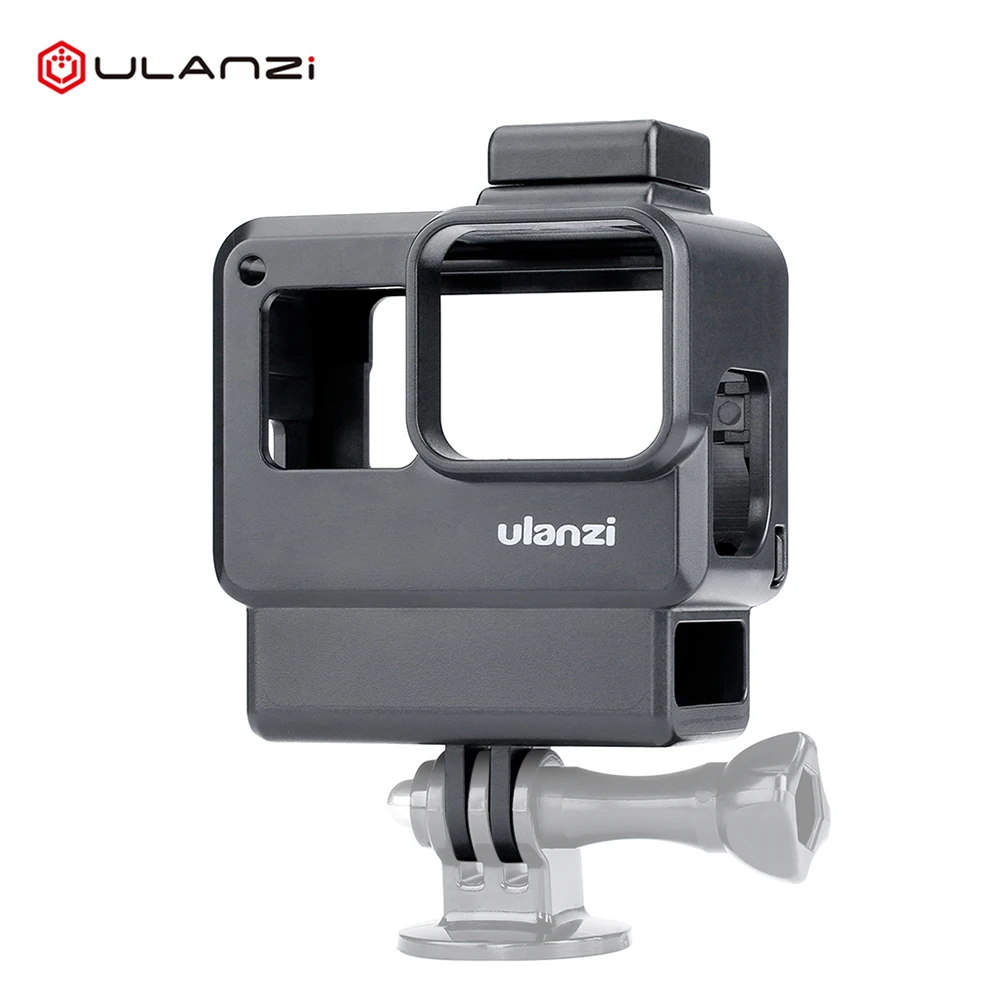 ULANZI V2 VLOG CASE ACTION CAMERA HOUSING SHELL VLOGGING CAGE FRAME FOR GOPRO HERO EXTERNAL MICROPHONE ON - КОРПУС ДЛЯ ЭКШЕН-КАМЕРЫ ULANZI V2 ДЛЯ ВЛОГГИНГА С КАДРОМ ДЛЯ GOPRO HERO И ВОЗМОЖНОСТЬЮ ПОДКЛЮЧЕНИЯ ВНЕШНЕГО МИКРОФОНА.