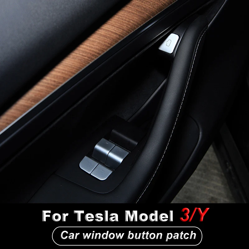 

FCXvenle, кнопка для подъема окон, комплект из 11 предметов для Tesla Model 3 2017-2021, кнопка для окон, патч, аксессуары для украшения интерьера