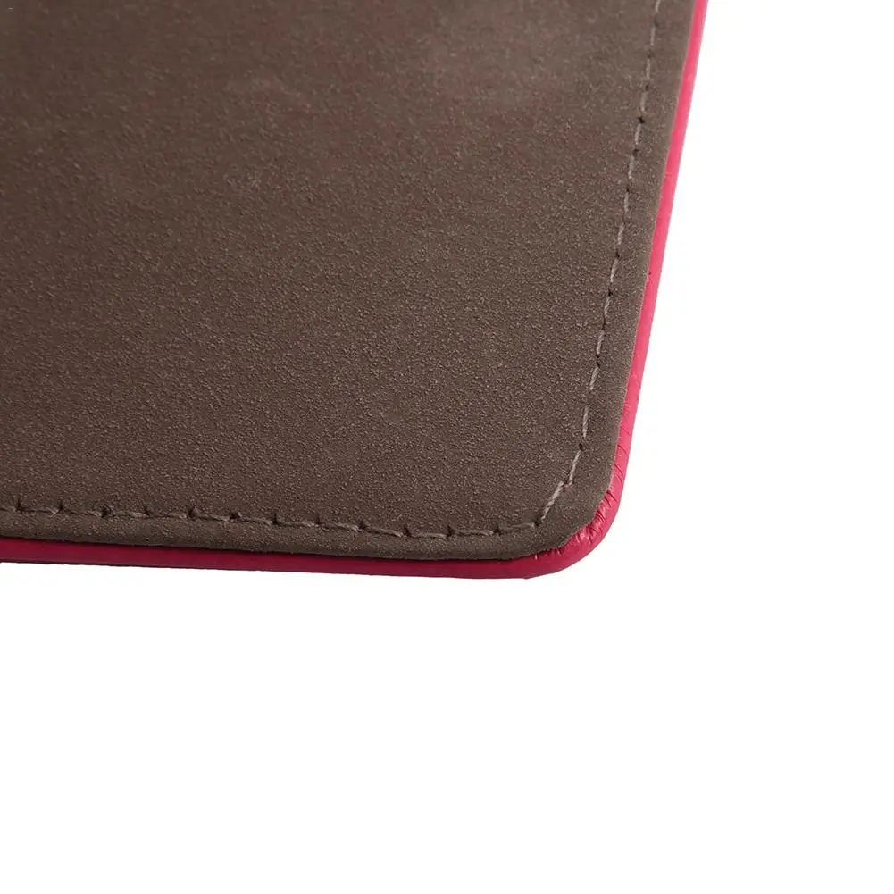 Кожаный держатель для карт с узором Личи вместительный визитница Модный чехол