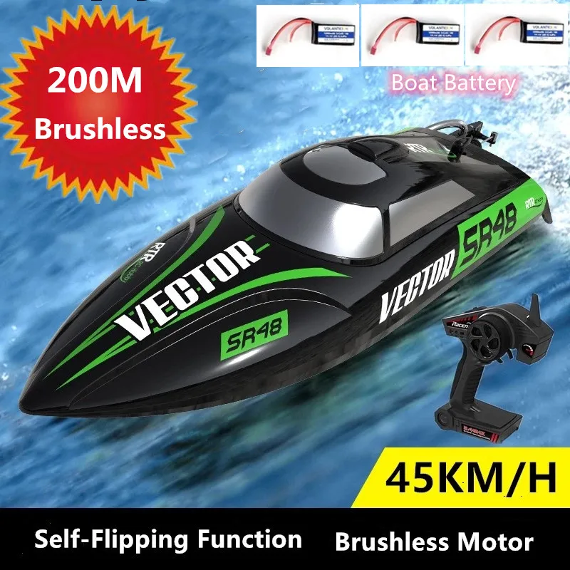 2 4 ГГц 45км/ч Высокая Скорость дистанционного Управление гоночный катер с