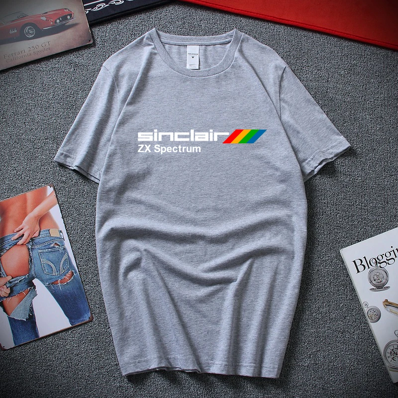 

Inspired By Sinclair Zx Spectrum Cotton T-Shirt Personality Custom printing T Shirts For Men Plus Size Summer Streetwear