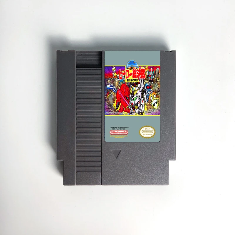 

SD Hero Soukessen Taose Aku no Gundan Game Cartridge For NES Console 72 Pins