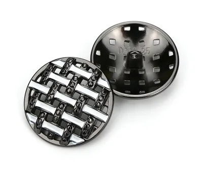 NO3 Size 25mm Новинка, 12 шт., Высококачественная модная металлическая Золотая сетка, стильное пальто Пуговицы для куртки, пальто, рубашка, пуговицы, размер 25 мм, по всему миру - Цвет: NO3 Size 25mm