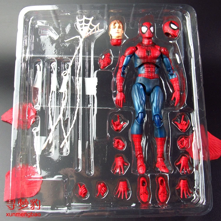Marvel Человек паук Mafex 075 Удивительный комиксов подвижные суставы фигурка модель