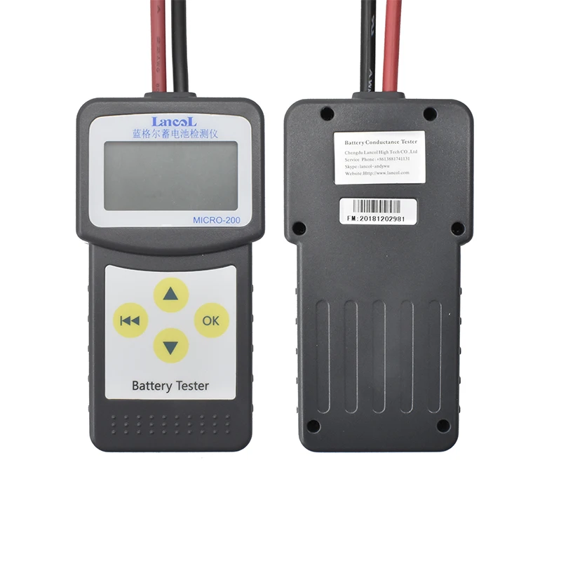 

Lancol Factory 200 With Car Automotive Battery Tools For Cars Battery Analyzer Tester Battery Car Battery Life Multi-Languages